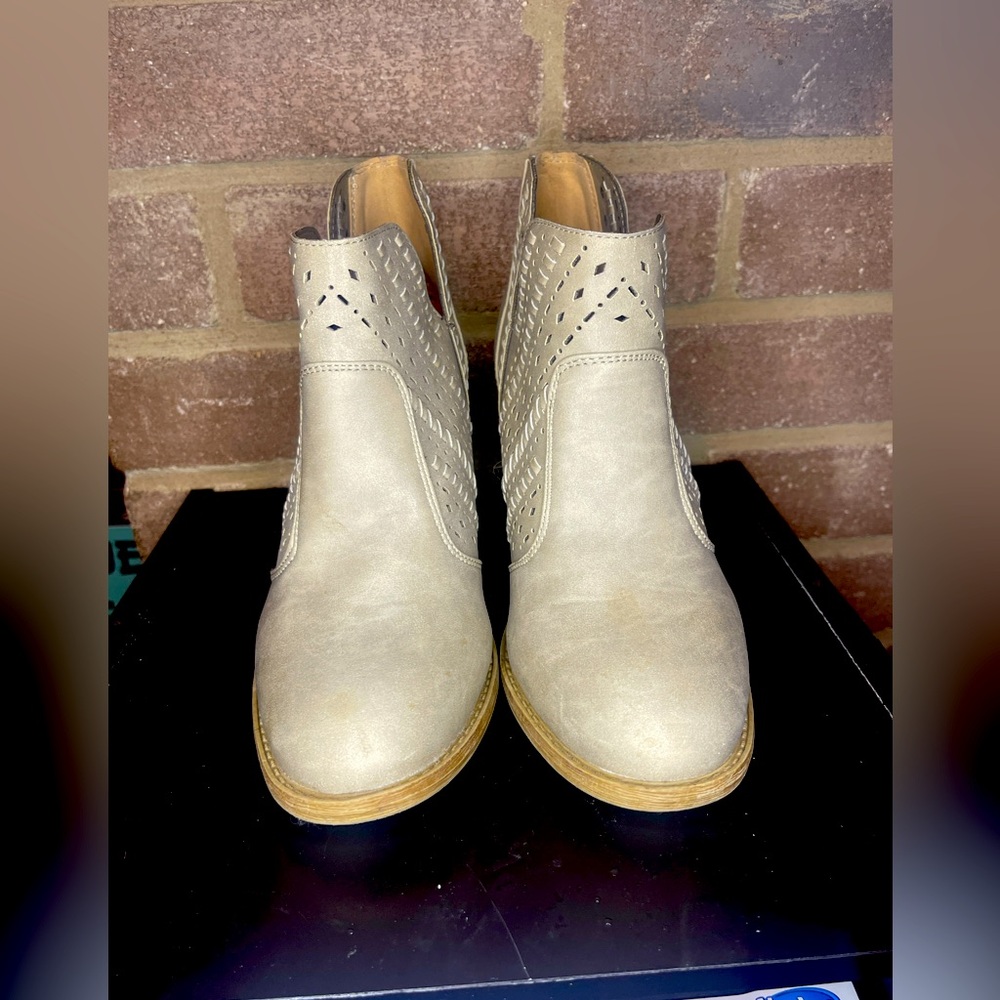 Ankle boots tan/beige